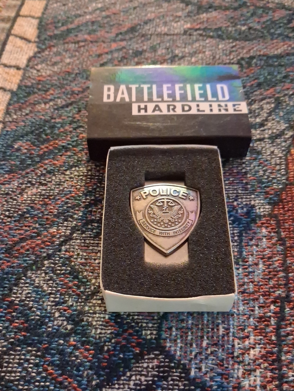 Police Shield Money Clip - Silver Tactical Style